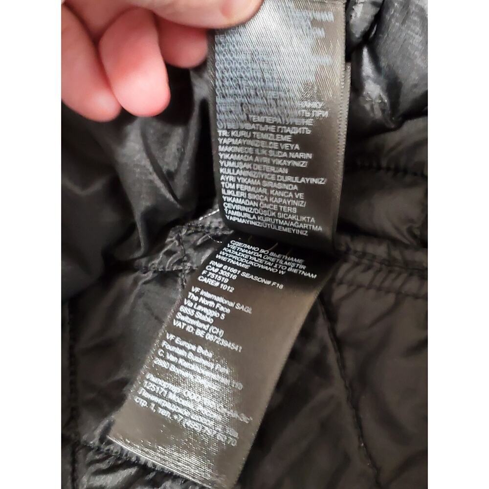 The North Face ThermoBall Insulated Jacket Women S Black Full Zip (Embroidered) - Picture 14 of 16